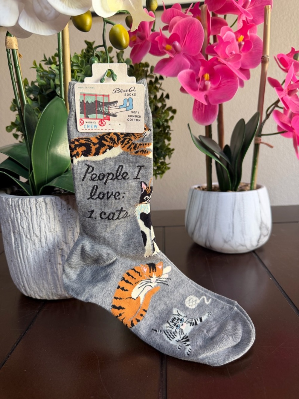 Hilarious funny socks ‘People I Love: Cars’ woman’s socks NWT